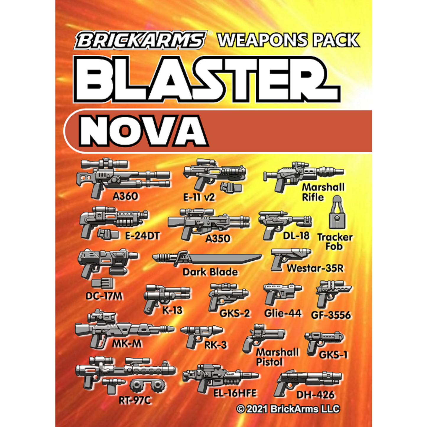 BrickArms Blaster Nova Weapon Pack