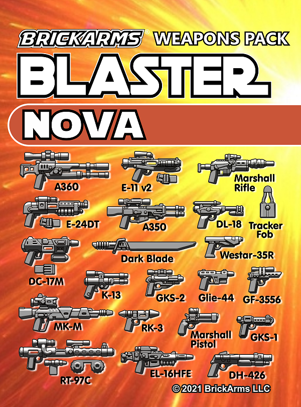 BrickArms Blaster Nova Waffenset