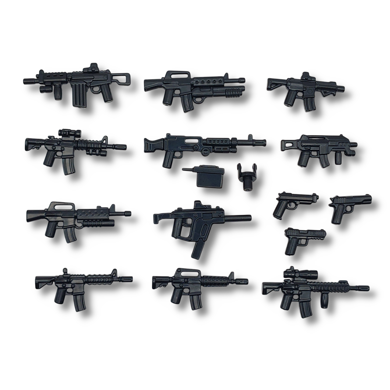 BrickArms Modern Combat Frontline V2 Waffenset – Camo Bricks
