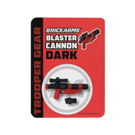 BrickArms Reloaded Trooper Gear Blaster Cannon Dark