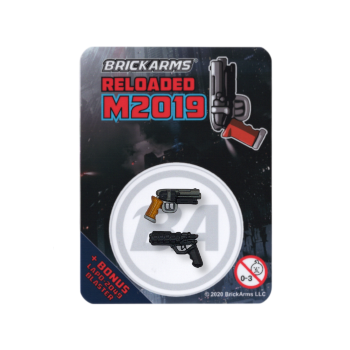 Brickarms Reloaded M2019 + Bonus LAPD 2049 Blaster