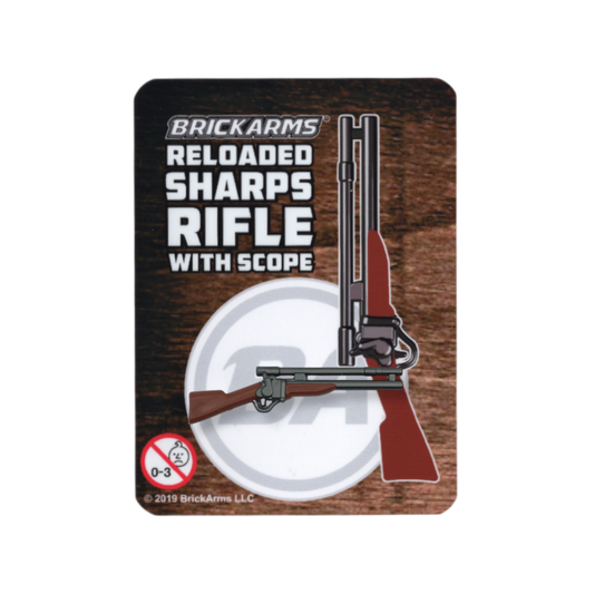 BrickArms Reloaded Sharps Gewehre mit Zielfernrohr