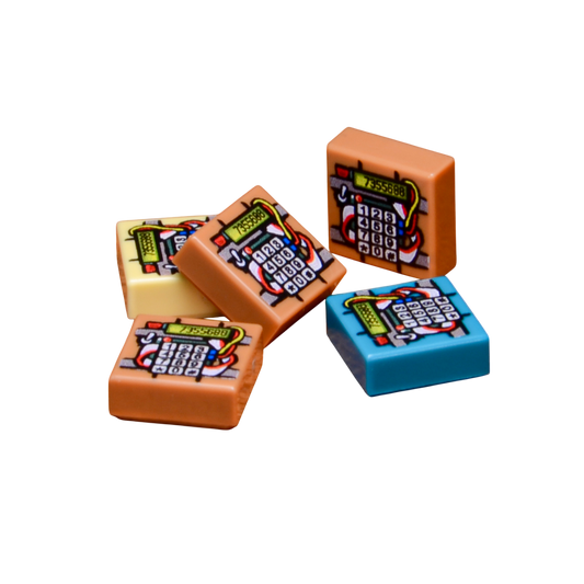 1x C4 Explosive 1x1 Fliese zufällige Farbe