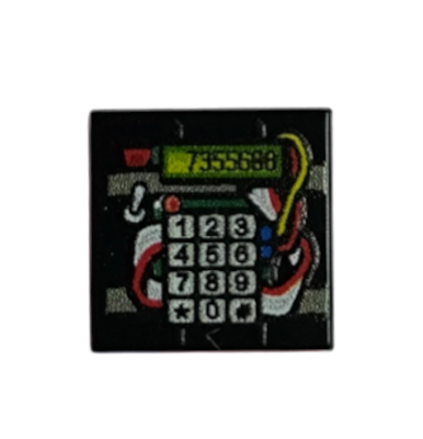 Brick Warp C4 Sprengstoff 1x1 Fiese Schwarz