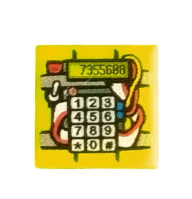 Brick Warp Brick Warp C4 Sprengstoff 1x1 Fiese Neon Yellow