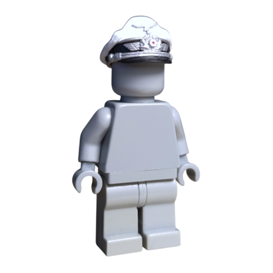 Weiße Luftwaffe Sommer Crusher Cap Offizier