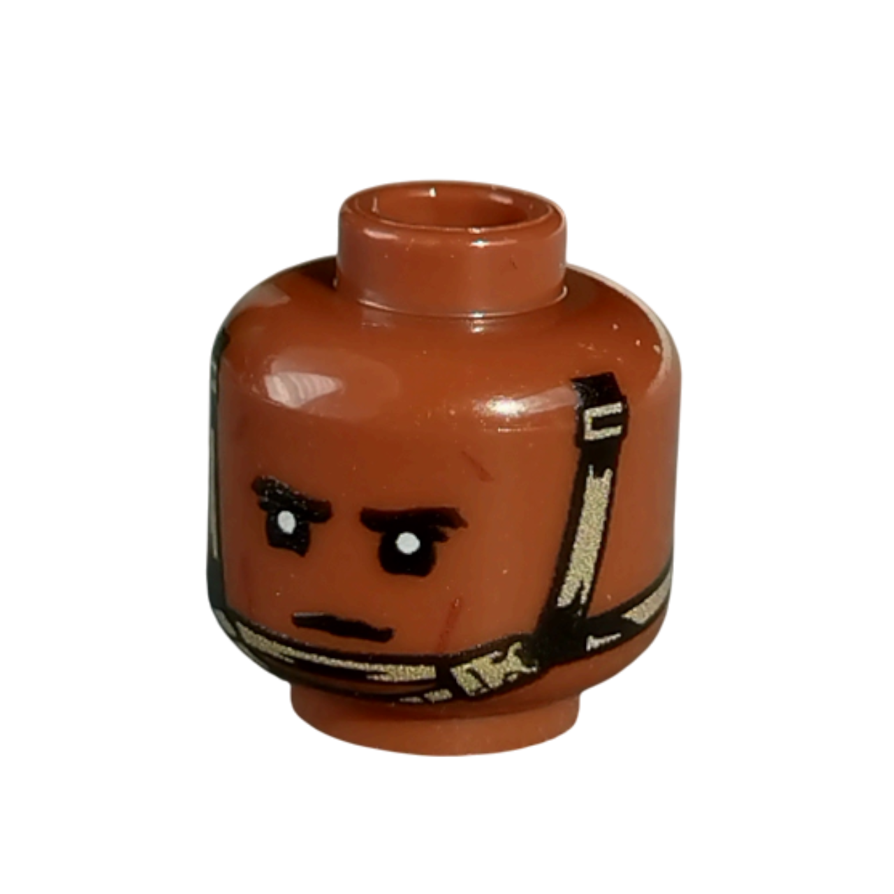 Brick Warp Bedruckter Kopf Modernes Helm-Rückhaltesystem Reddish Brown