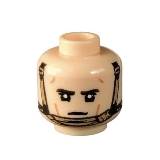 Brick Warp Bedruckter Kopf Modernes Helm-Rückhaltesystem Light Nougat