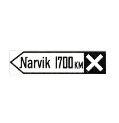 Narvik Straßenschild
