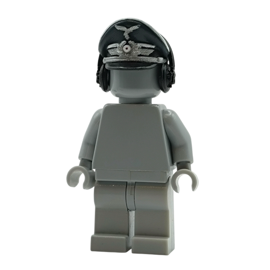 Schirmmütze mit Kopfhörern Luftwaffe Offizier Infantrie (HG-Division)