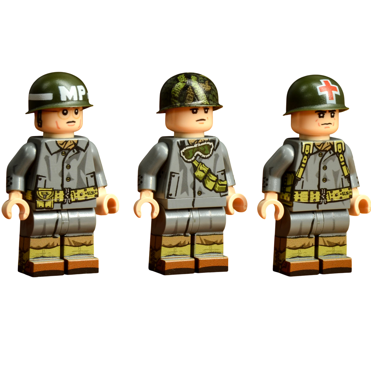 Brick Warp WWII US Armee Regenmantel Pack - Normandie 1944