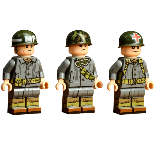 Brick Warp WWII US Armee Regenmantel Pack - Normandie 1944