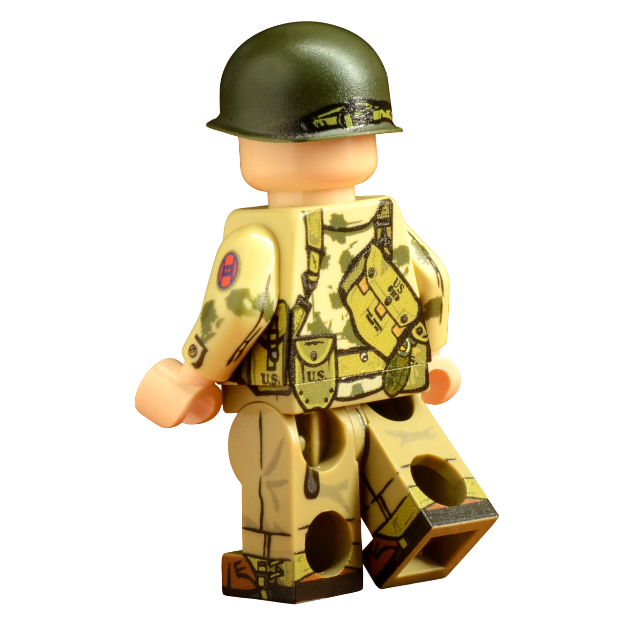 Brick Warp WWII US-Armee Schütze - Hand Camo - Normandie 1944