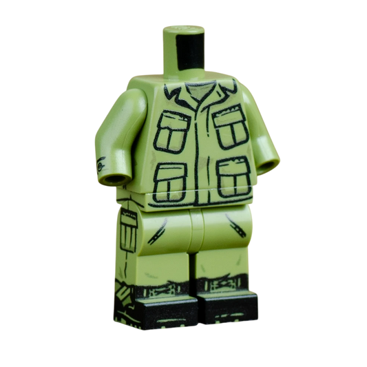 Brick Warp Vietnam Dschungel-Uniform (2. Modell) mit Stiefeln (3. Modell)