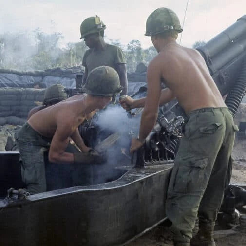 Brick Warp Vietnam 2nd Pattern Jungle Pants with Third Pattern Jungle Boots Legs